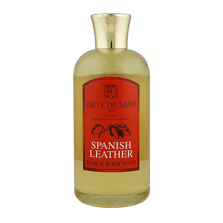 Trumpers Spanish Leather Hair and Body Wash 200ml